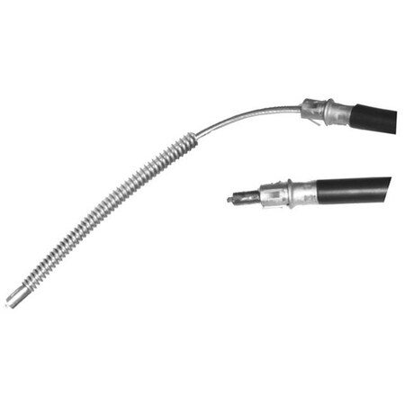 Raybestos OE Replacement; 55.5 Inch Cable Length/ 38.25 Inch Housing Length; Barrel End Type BC93253